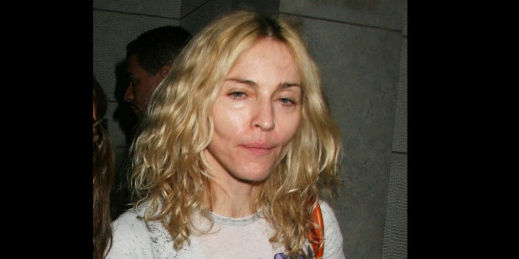 Madonna without make-up